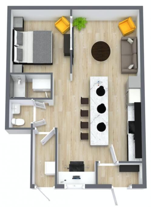 Loft Style Industriel-Centre-Ville+Parking Gratuit ควิเบกซิตี้ ห้อง รูปภาพ
